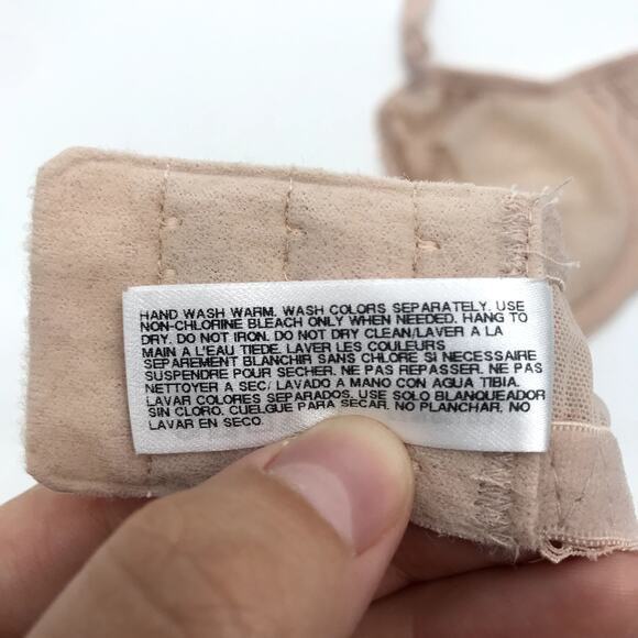 Wacoal Lace to Love Underwire Bra 32D Floral Lace Unpadded Pink 855297 NWOT - Picture 6 of 6